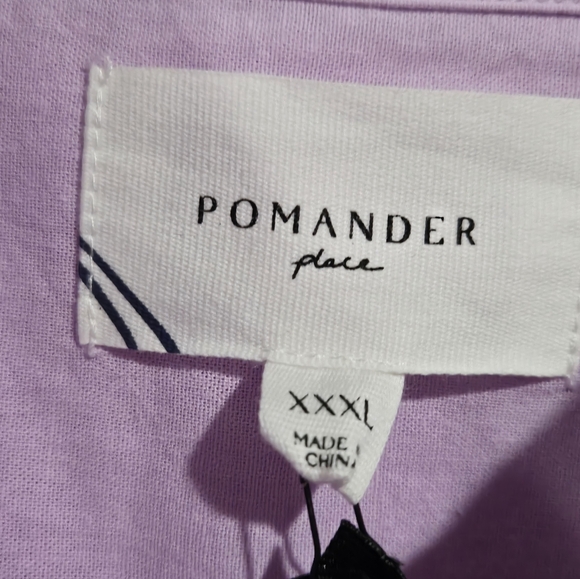 Tuckernuck Pomander Place Lilac Meryl Shirt Dress - NWT XXXL 3X - Picture 6 of 9
